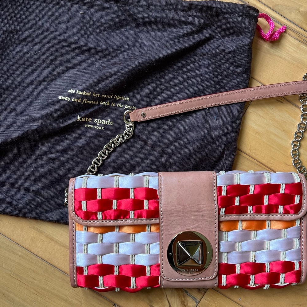 Kate spade rare vintage woven shoulder bag